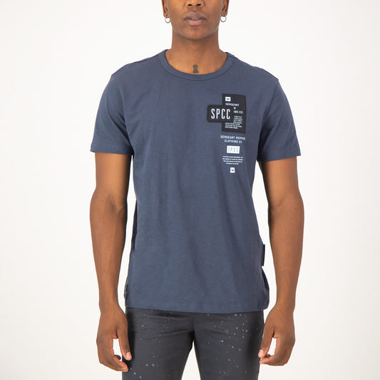 Voronin Tee - Blue Grey