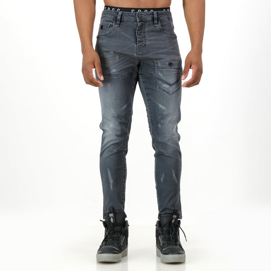 Distortion Jeans - Washed Black