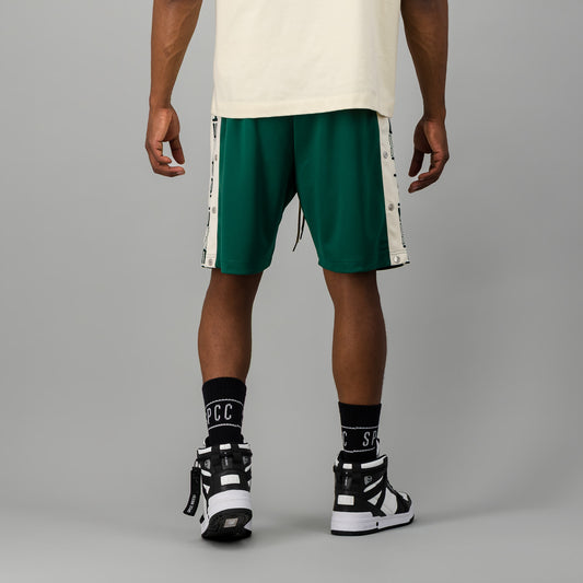 P0W3RSL1D3 Woven Short - Dark Green