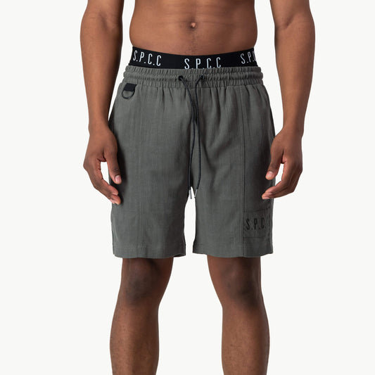 Linus Woven Short - Dark Fatigue
