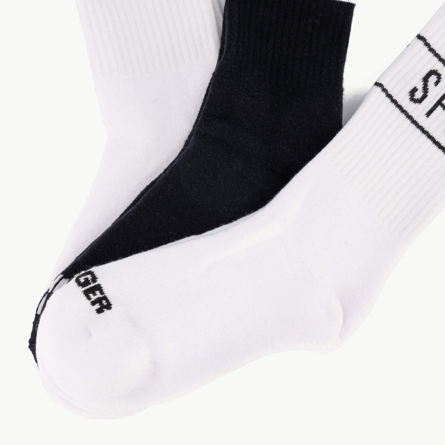 Declen Socks - White/Black
