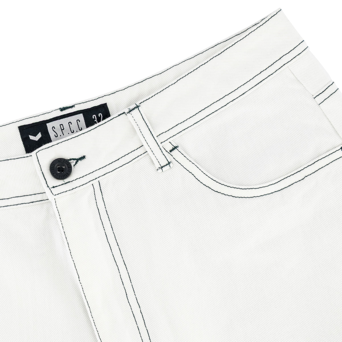 MDS Elden Denim Short - Off White