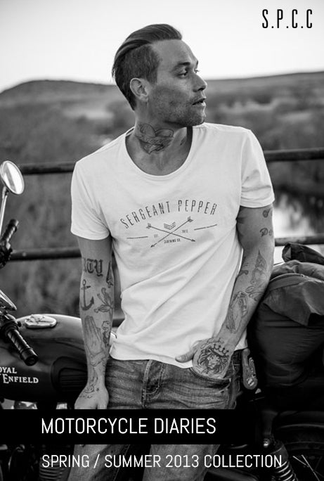 Have a look at our S/S13 Campaign video called Motorcycle Diaries, We believe it brings across the grit and hard wearing nature of our brand!<br>Denim is the focus of our S/S 13 range with simple but significant vintage inspired details.
