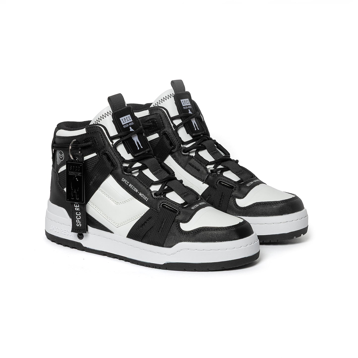 Recon Tau Hi Sneakers  - Black/White