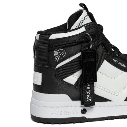 Recon Tau Hi Sneakers  - Black/White