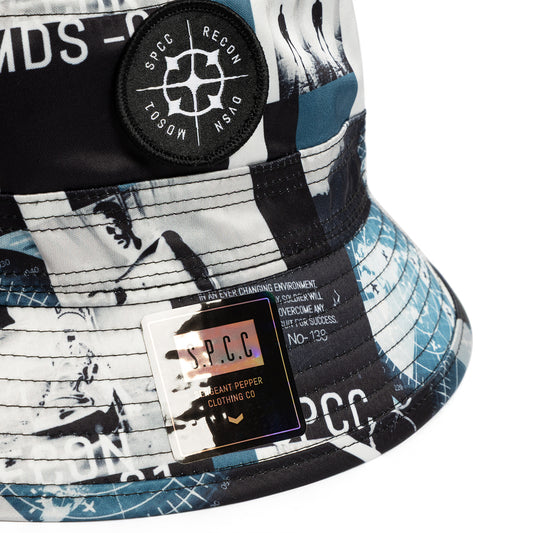 Recon Lexor Bucket Hat  - White/Black