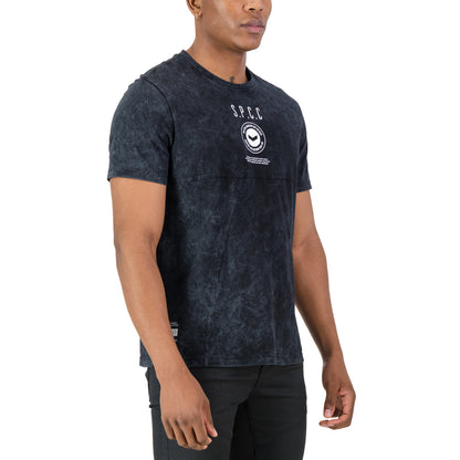 Rodgers Tee - Black featuring a utility-inspired design with bold print and a relaxed fit.