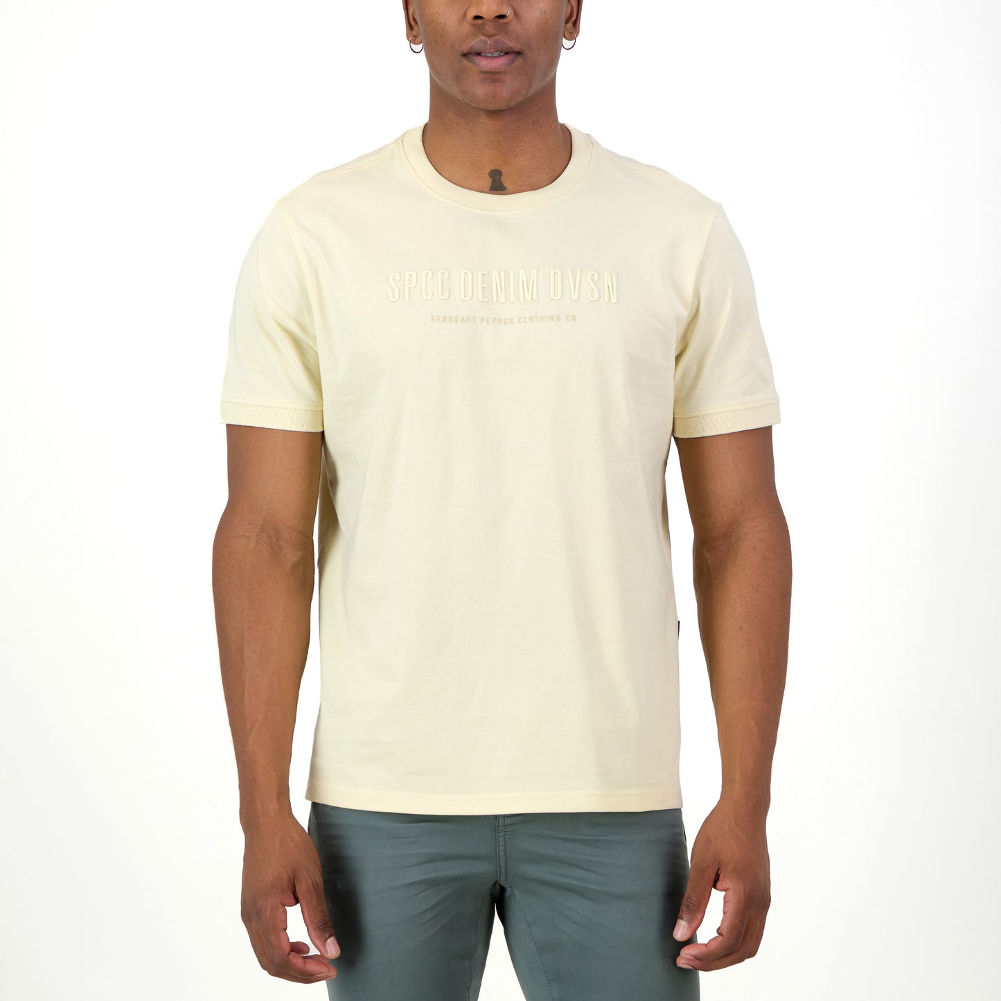 Fogerty Tee  - Light Stone