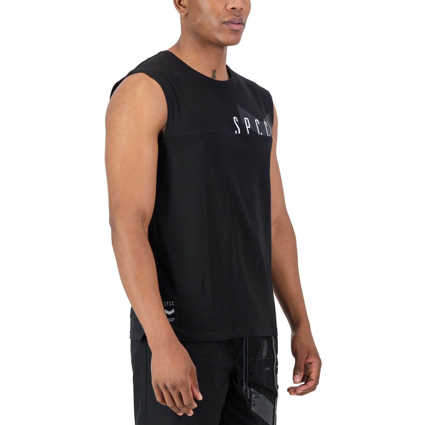 Surge Atlas Sleeveless Tee  - Black