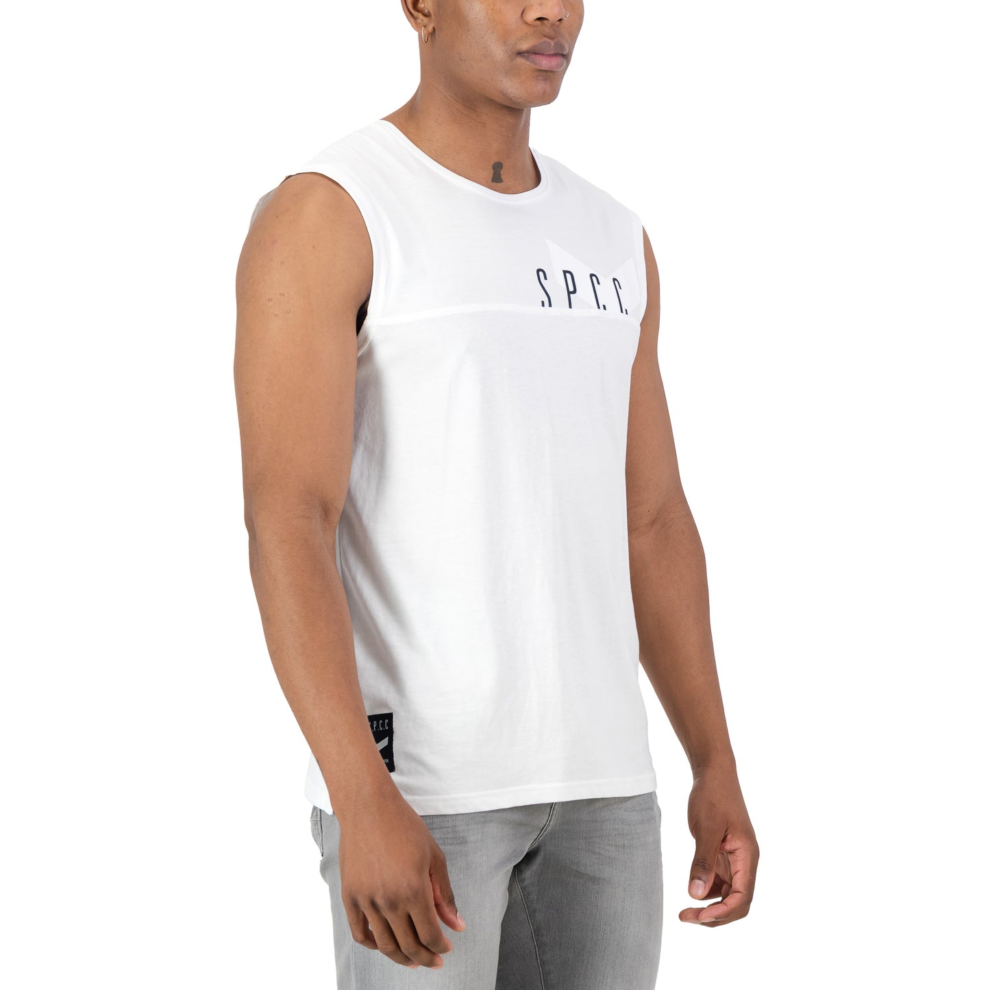 Surge Atlas Sleeveless Tee  - White