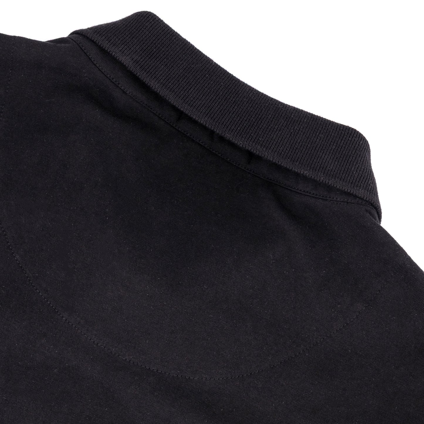 Recon Escalade Golfer - Black close-up view of knitted collar design