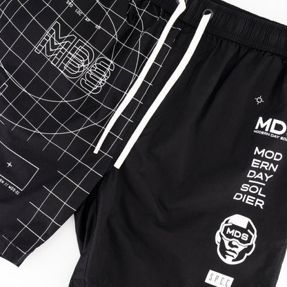 MDS Aviator Pool Short  - Black