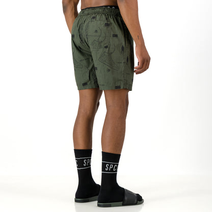 Recon Horizon Pool Short  - Fatigue