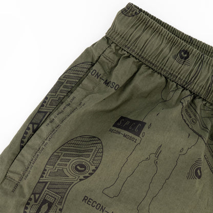 Recon Horizon Pool Short  - Fatigue