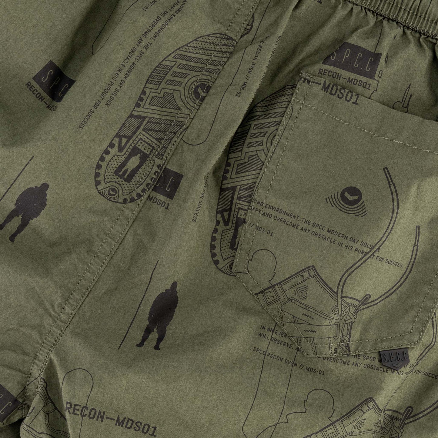 Recon Horizon Pool Short  - Fatigue