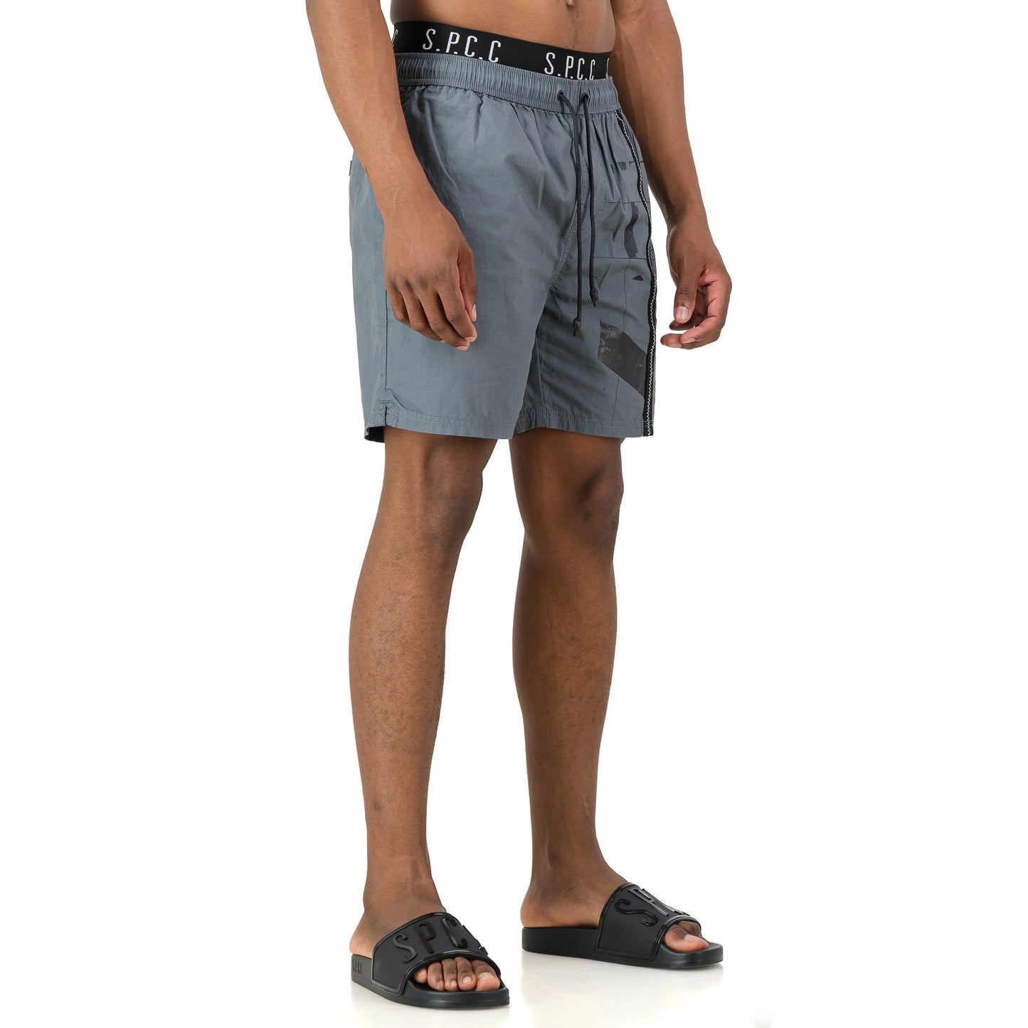 Orbit Pool Short  - Blue Grey