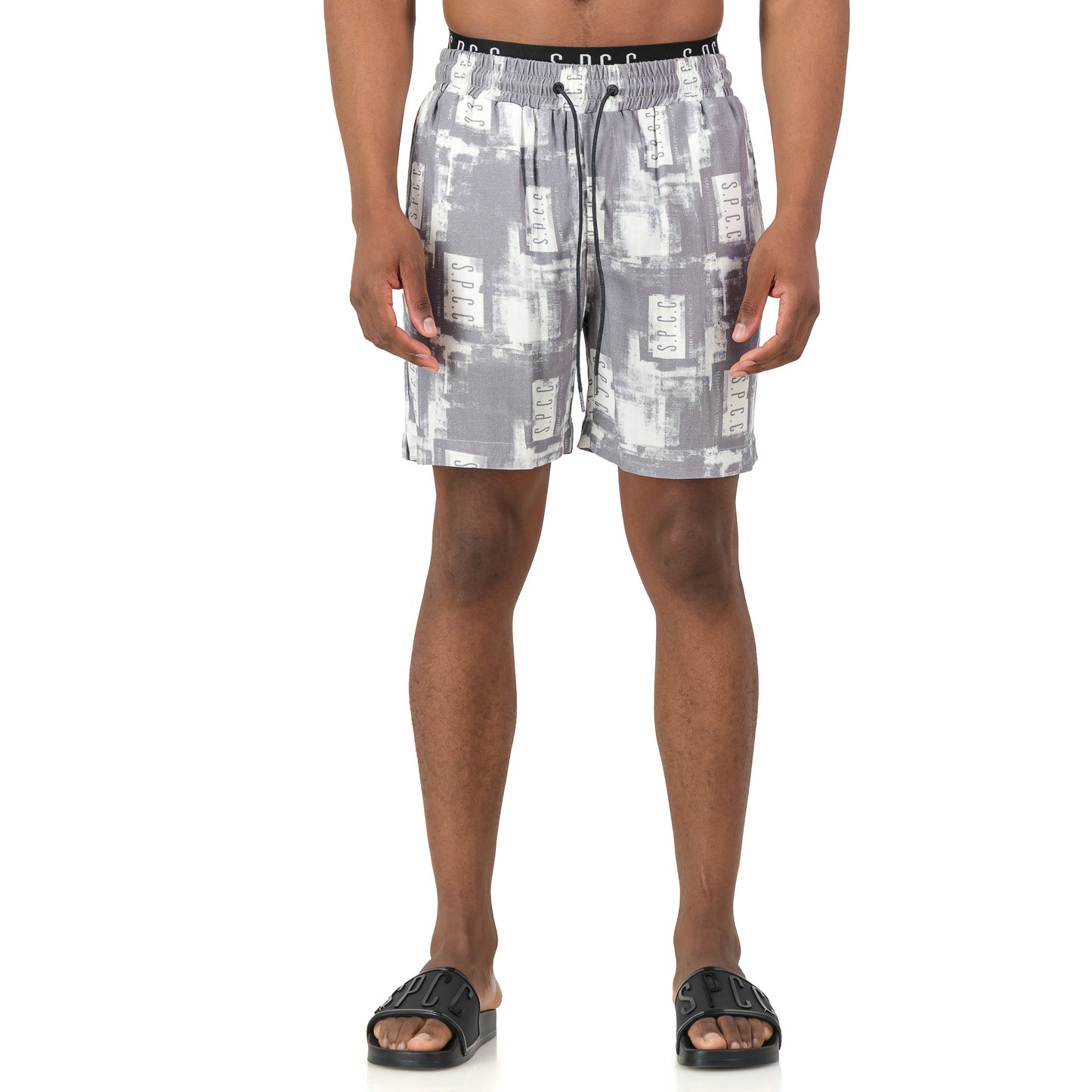 Gould Woven Short  - Mid Grey