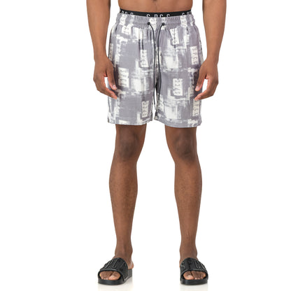 Gould Woven Short  - Mid Grey