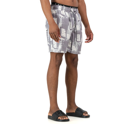 Gould Woven Short  - Mid Grey