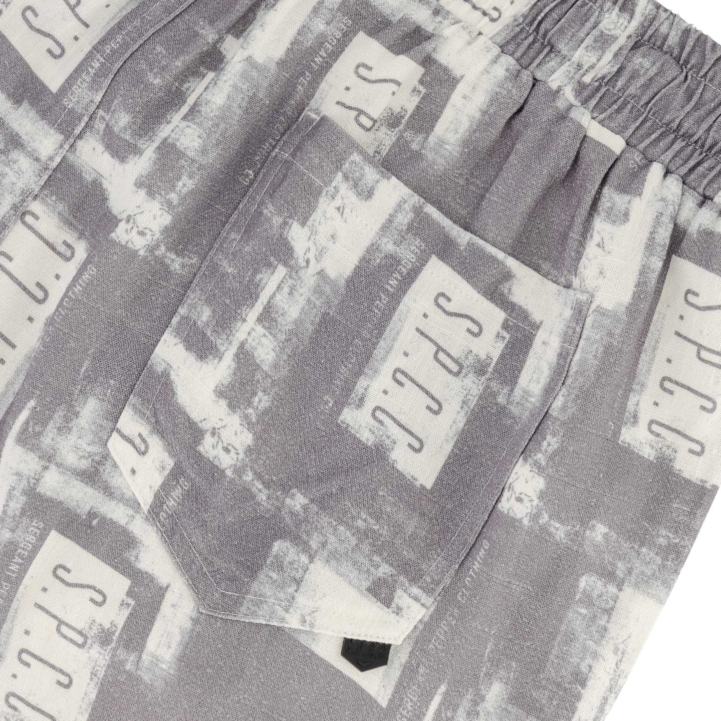 Gould Woven Short  - Mid Grey