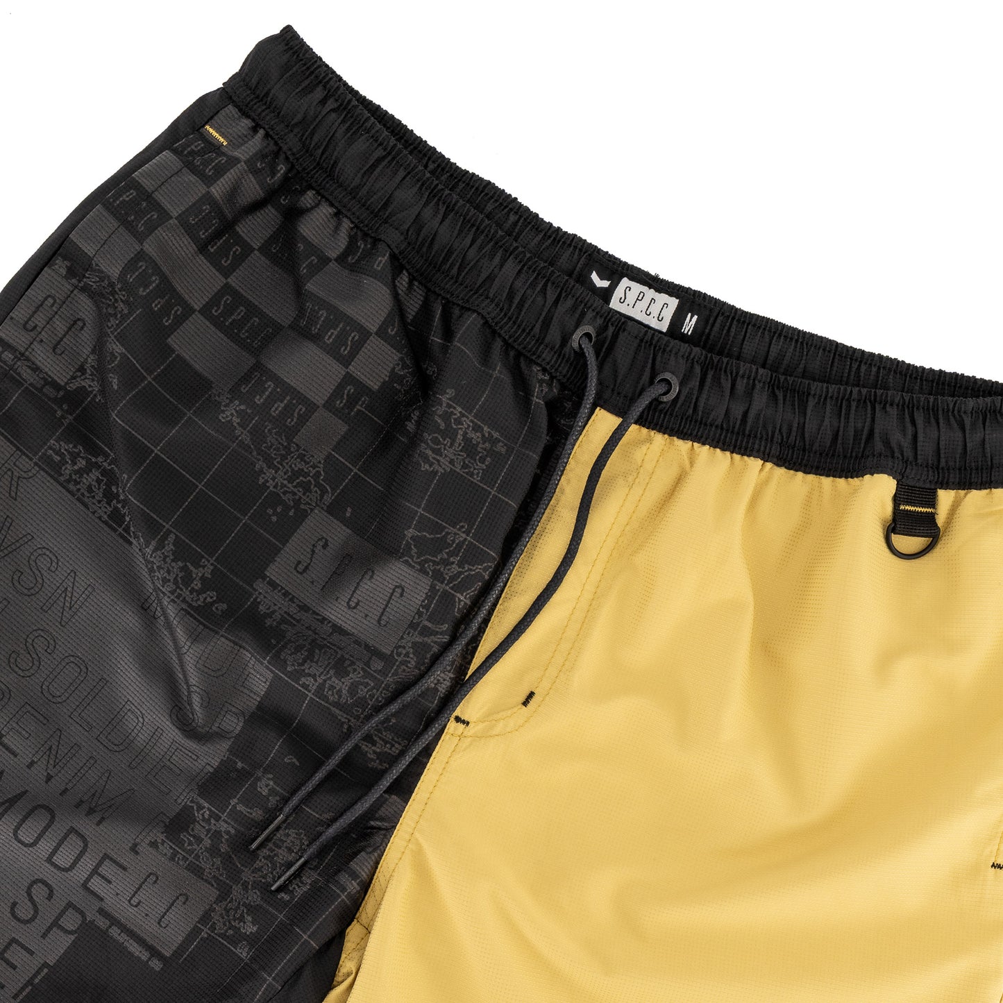 Mendes Swim Short  - Black/Yellow