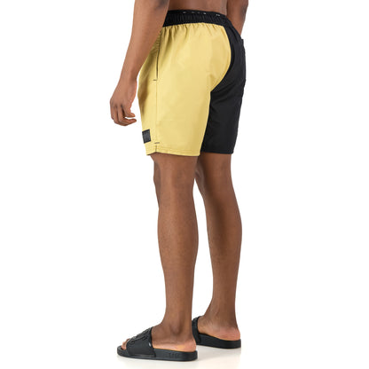 Mendes Swim Short  - Black/Yellow