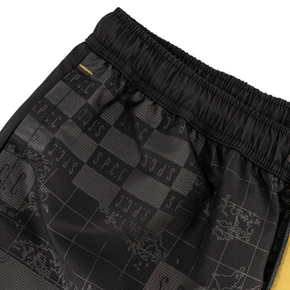Mendes Swim Short  - Black/Yellow