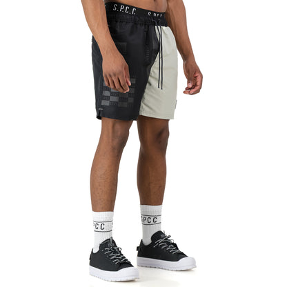 Mendes Swim Short  - Black/Light Green