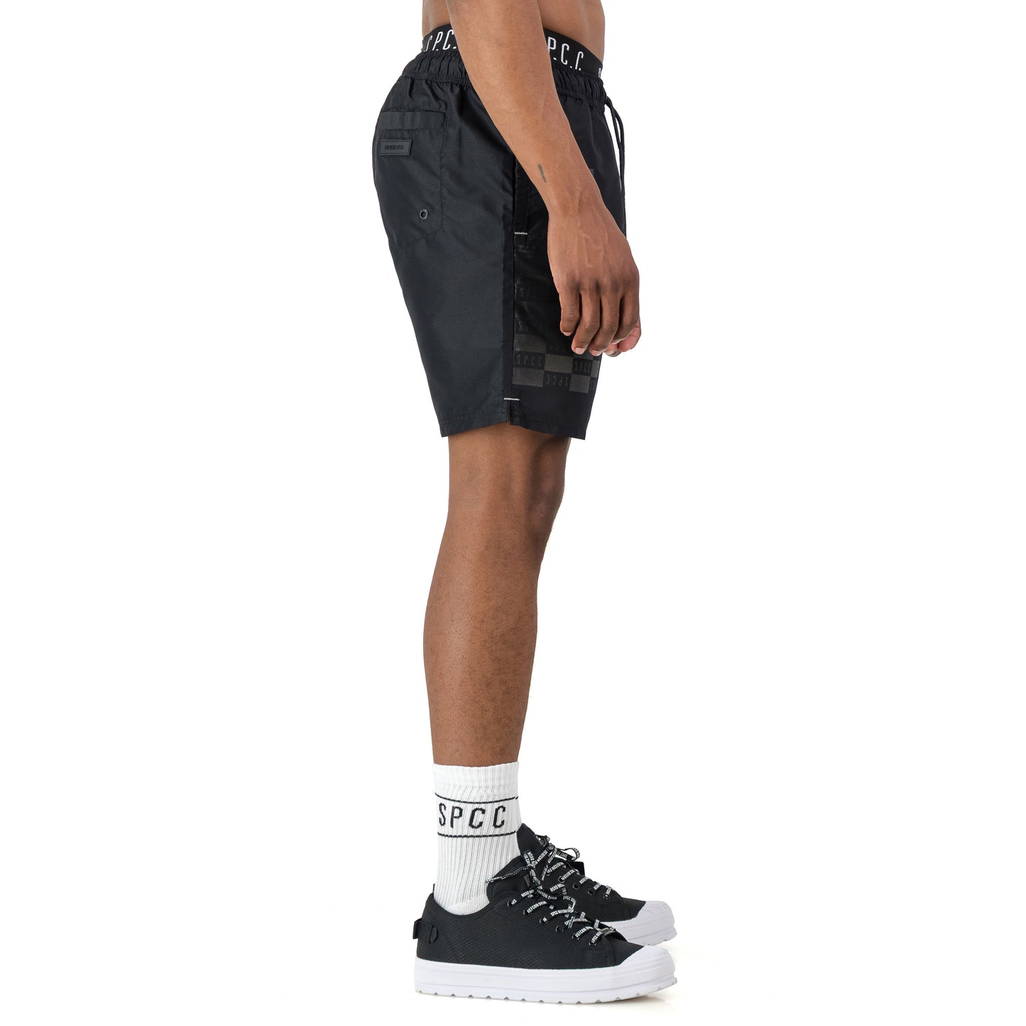 Mendes Swim Short  - Black/Light Green