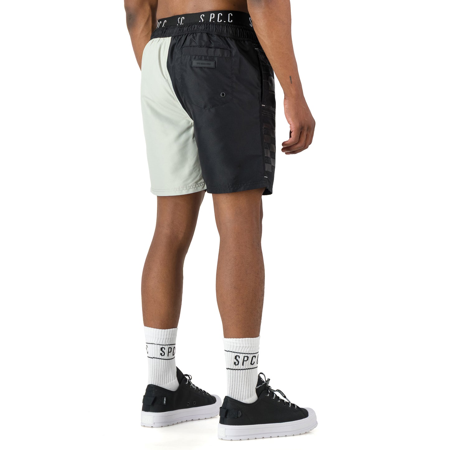 Mendes Swim Short  - Black/Light Green