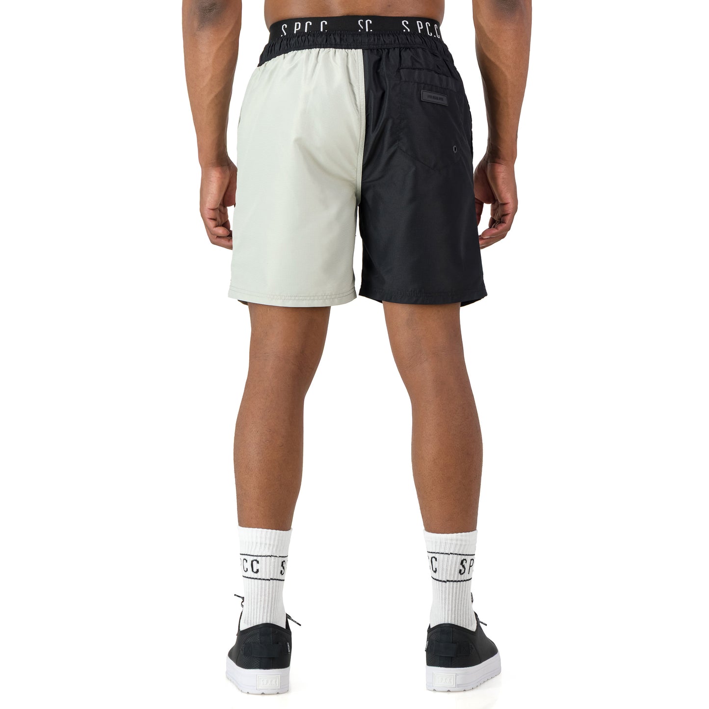 Mendes Swim Short  - Black/Light Green