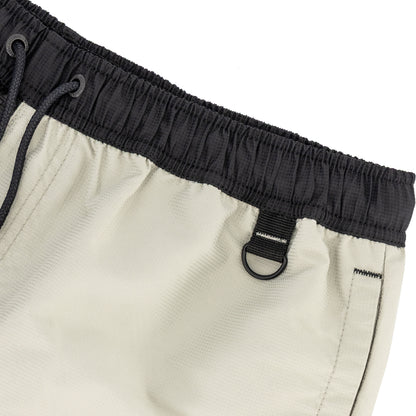 Mendes Swim Short  - Black/Light Green