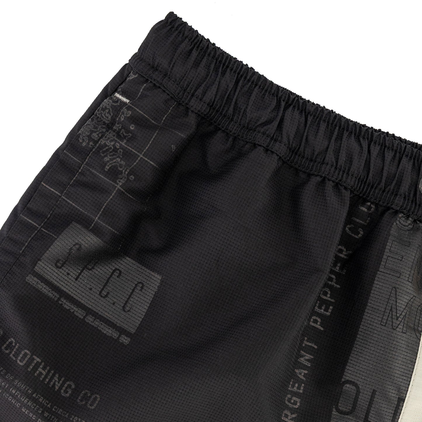 Mendes Swim Short  - Black/Light Green