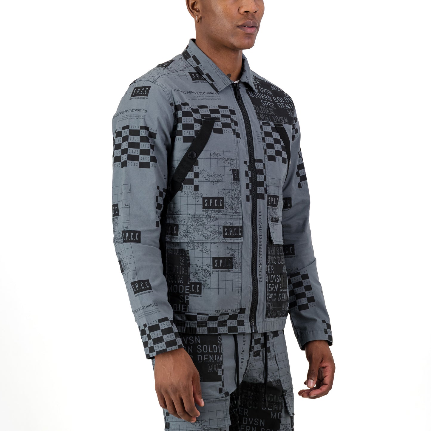 Libertine Jacket  - Blue Grey