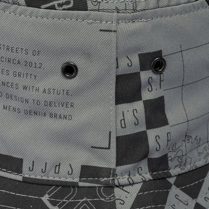 Libertine Bucket Hat  - Blue Grey