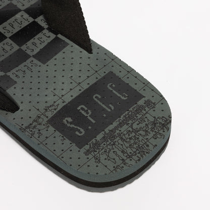 Libertine Flip Flops  - Blue Grey