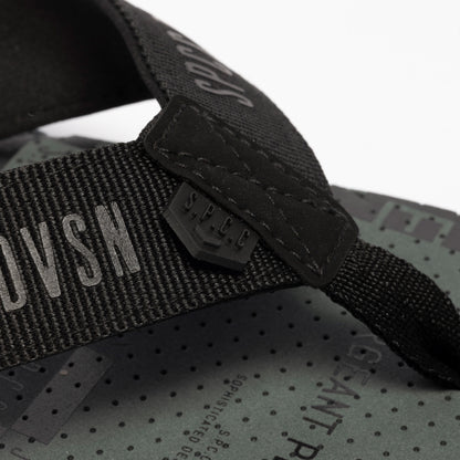 Libertine Flip Flops  - Blue Grey