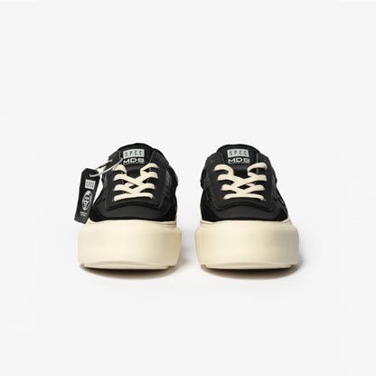 MDS Aviator Lo Leather Sneakers  - Black