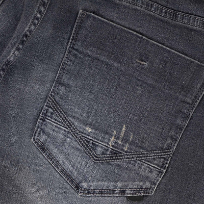 Distortion Jeans  - Washed Black