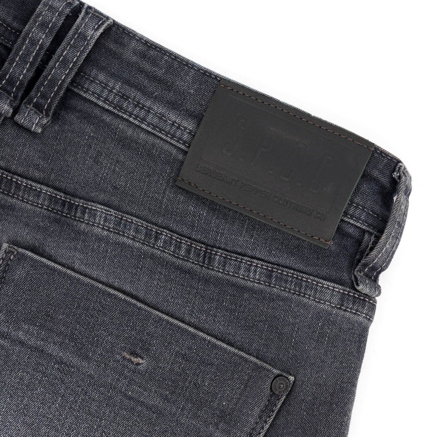 Distortion Jeans  - Washed Black