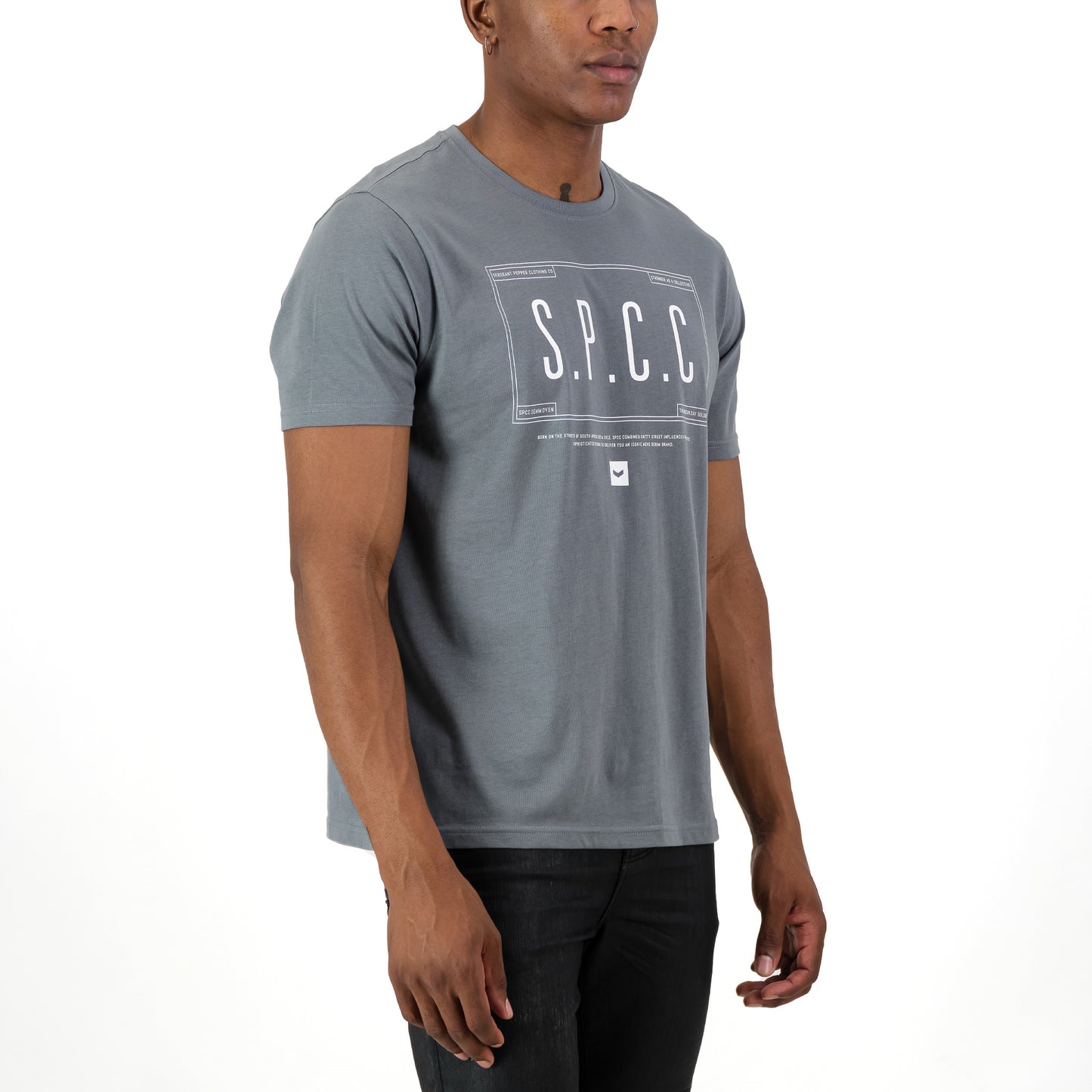 Diego Tee  - Blue Grey