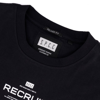 Recruit X Tee  - Black