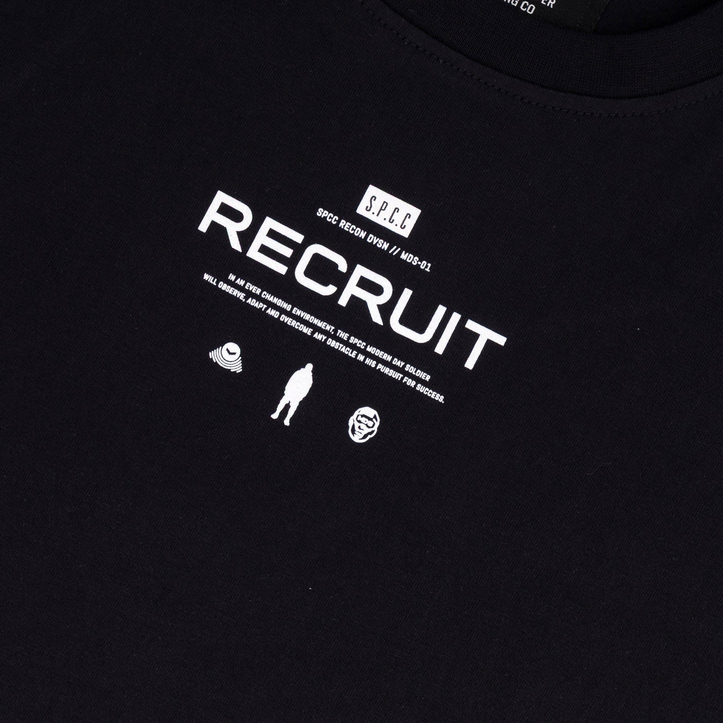 Recruit X Tee  - Black