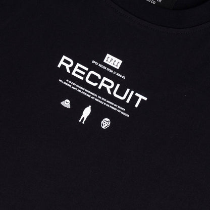Recruit X Tee  - Black