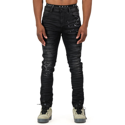 Cosmic Shade Jeans  - Black