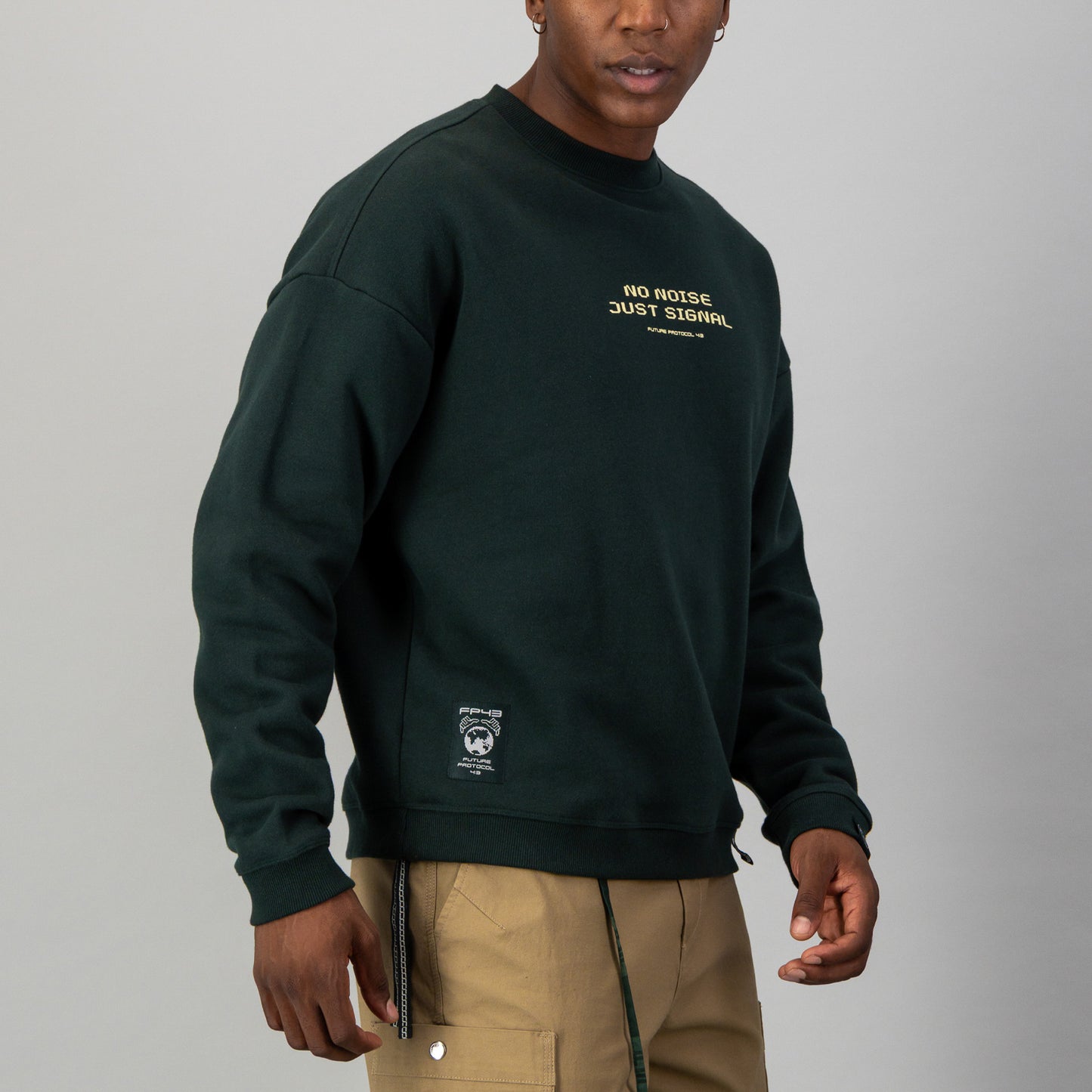 S1GN4L Sweat  - Dark Green
