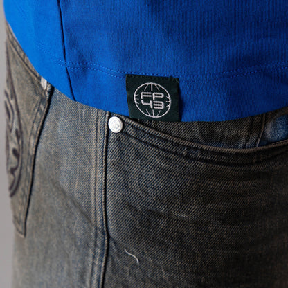 PL4Y3R Tee  - Blue