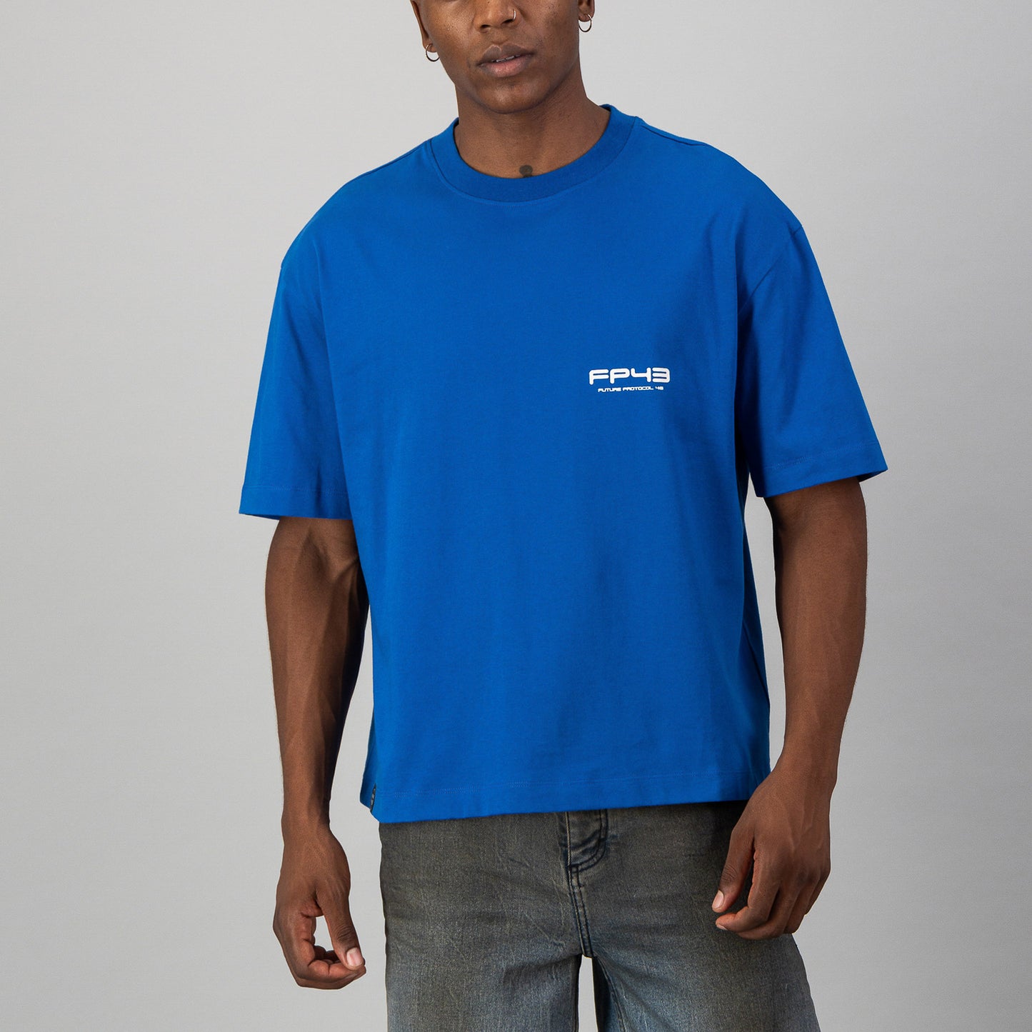 PL4Y3R Tee  - Blue