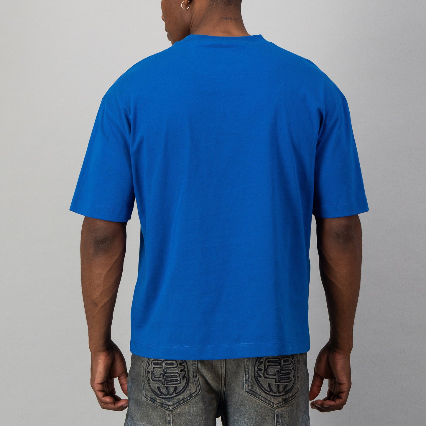 PL4Y3R Tee  - Blue