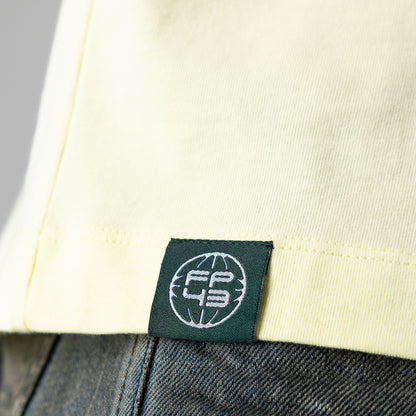 L1F3 Tee  - Light Yellow